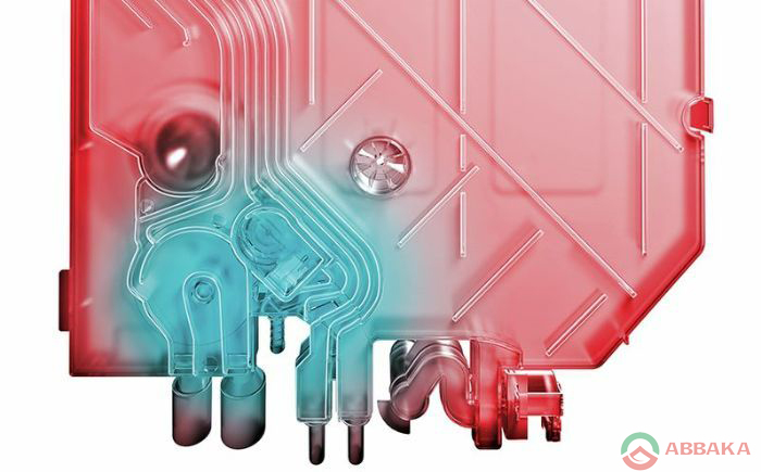 Bộ trao đổi nhiệt: Heat Exchanger của máy rửa bát Bosch 