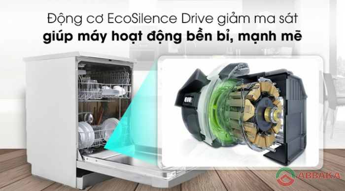 Động cơ EcoSilence của máy rửa bát Bosch SMS88UI36E