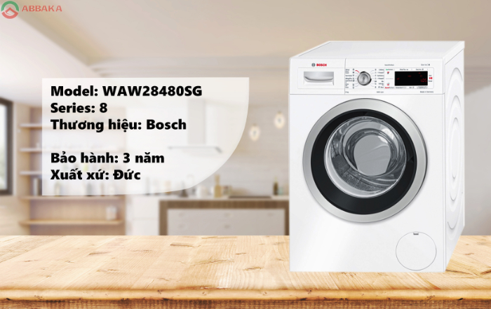 Máy Giặt Bosch Waw28480Sg Series 8 Nhập Đức Giá Rẻ