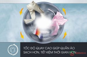 Chế độ giặt nhanh 15 phút với Máy Giặt Bosch WAJ20180SG