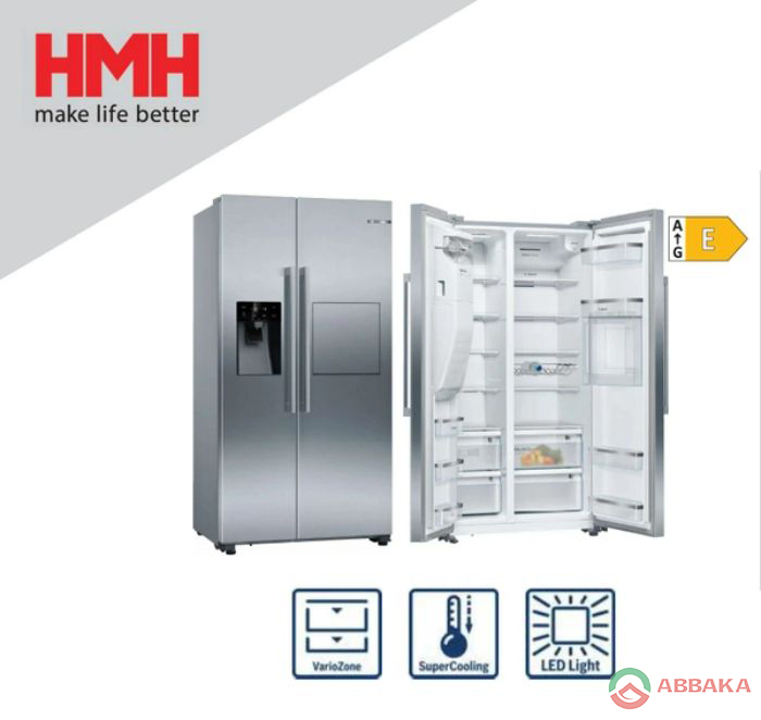 Tủ lạnh Bosch Side By Side KAI90VI20G bền bỉ với thời gian