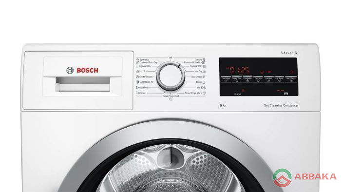 Bảng điều khiển của Máy sấy quần áo Bosch WTW85400SG 