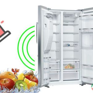 Chuông báo cửa thông minh của tủ lạnh Side By Side Bosch KAG93AIEPG 