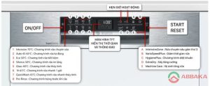 Màn hình hiển thị của máy rửa bát Bosch SMI68NS07E 