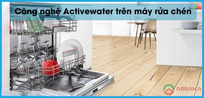 Công nghệ ActiveWater của máy rửa bát Bosch SMS68MI04E