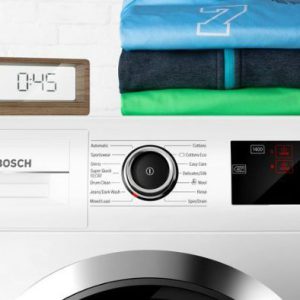 Hẹn giờ tiện lợi với Máy giặt sấy Bosch WNA14400SG