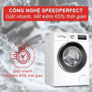 Máy giặt sấy Bosch WNA14400SG được trang bị tính năng giặt nhanh 15 phút
