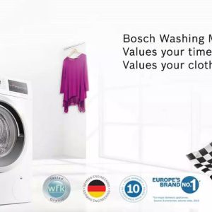 Máy sấy Bosch WQG24200SG cho kết quả giặt hoàn hảo