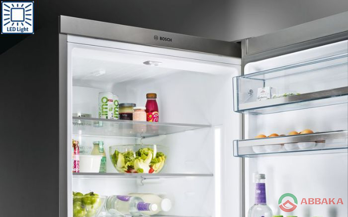  Tủ lạnh Side By Side Bosch KAG93AIEPG trang bị hệ thống đèn LED
