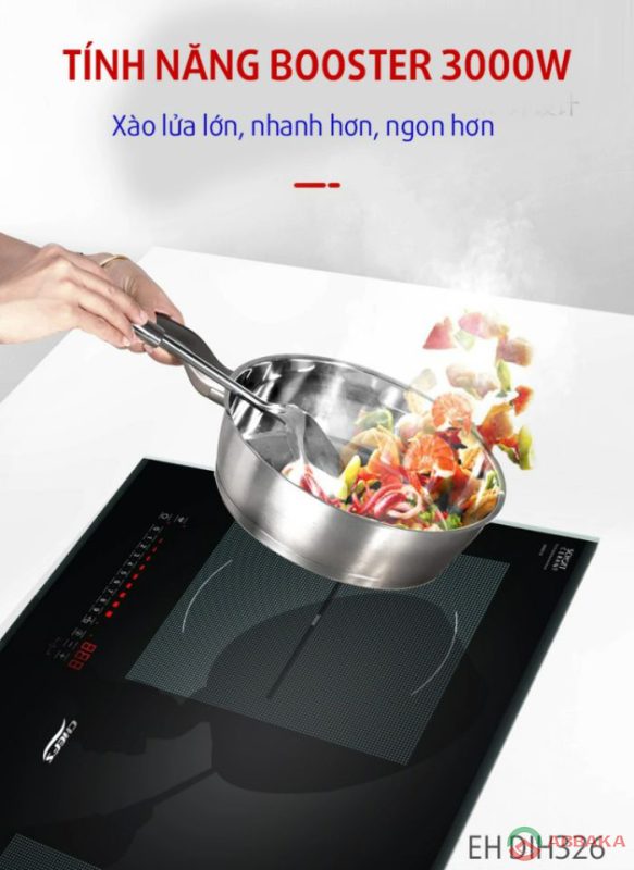 Chức năng PowerBoost trên bếp từ Bếp từ Chefs EH-DIH326