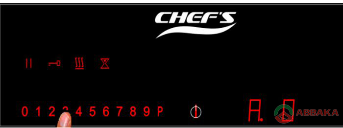 Hệ thống bảng điều khiển của Bếp từ Chefs EH-DIH666