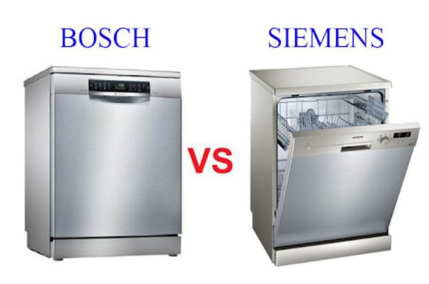 Đánh giá so sánh máy rửa bát bosch và siemens chi tiết nhất 