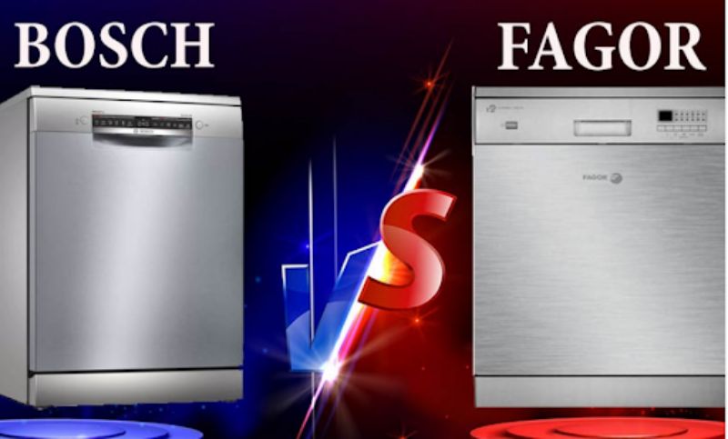 Review so sánh máy rửa bát Bosch và Fagor chi tiết 