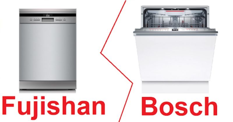  So sánh máy rửa bát Bosch và Fujishan nên mua loại nào ?