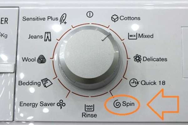 Khám phá chế độ spin ở máy giặt là gì? Cách sử dụng ra sao? 