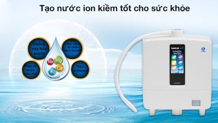 Máy lọc nước ion kiềm tạo ra nguồn nước tốt cho sức khỏe người dùng