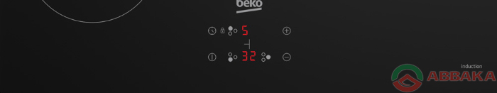 Bảng điều khiển cảm ứng của Bếp từ Beko HII 63402 MT