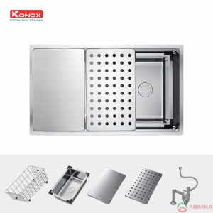 Chậu rửa Konox Workstation – Undermount Sink KN7644SU thiết kế tinh xảo