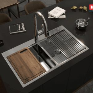 Chậu rửa Konox Workstation – Topmount Sink mang lại sự bền bỉ
