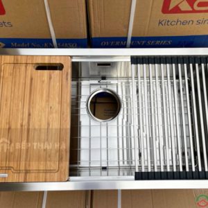 Chậu rửa Konox Workstation – Undermount Sink KN8046SU mang lại hiệu quả sử dụng cao