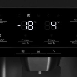 Bảng điều khiển của Tủ Lạnh Side By Side Bosch KAD93ABEP