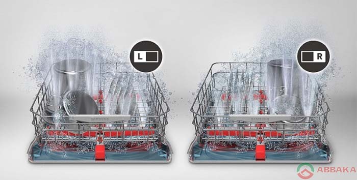 Rửa sạch hơn với tính năng Intensive Zone trên Máy rửa bát Bosch SMS6ZCI37Q