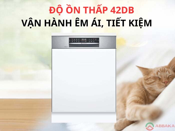 Yên tĩnh đến lạ kỳ với Máy rửa bát Bosch SMI6ZCS16E